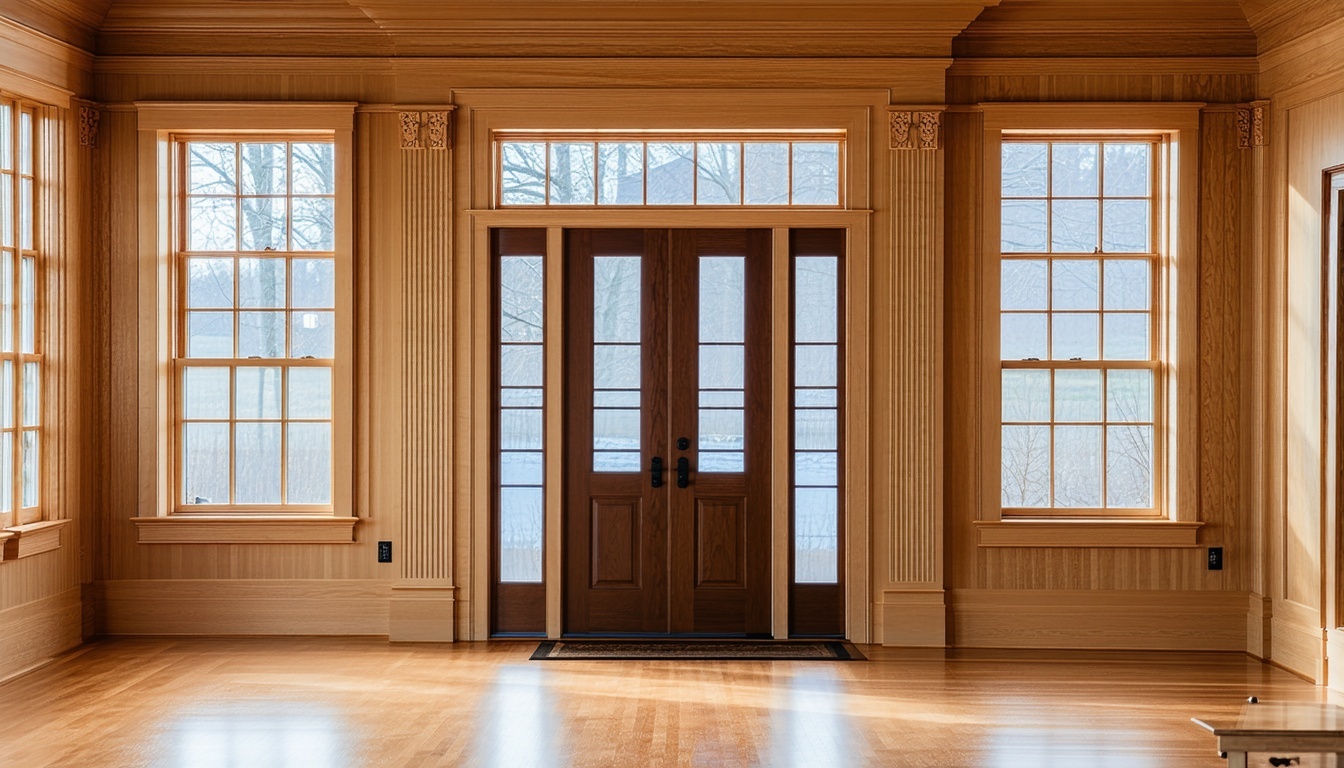 Expert carpentry work on doors, trim, and windows
